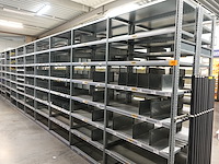 Dubbelzijdige industriële metalen legbordstelling schäfer - afbeelding 3 van  8