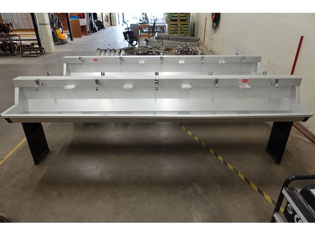 Dubbelzijdige inox spoelbak - afbeelding 1 van  6