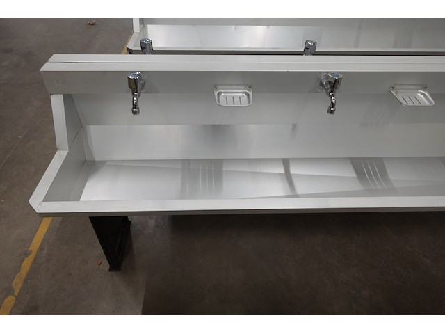 Dubbelzijdige inox spoelbak - afbeelding 2 van  6