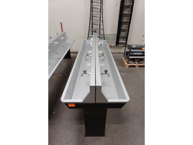 Dubbelzijdige inox spoelbak - afbeelding 4 van  6