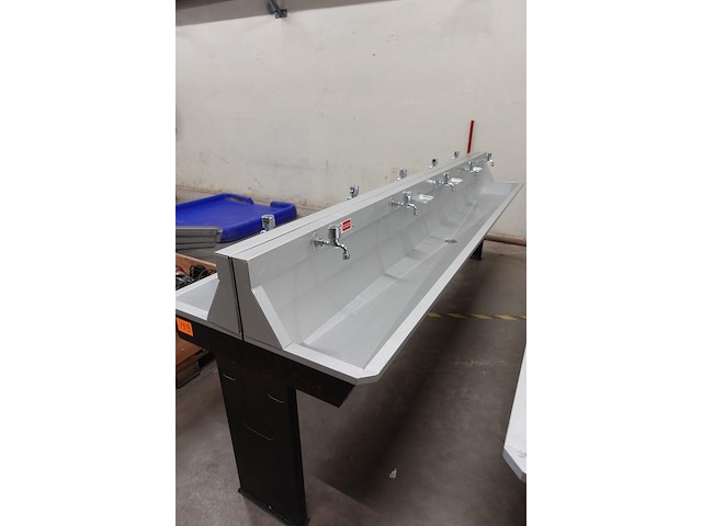Dubbelzijdige inox spoelbak - afbeelding 2 van  5