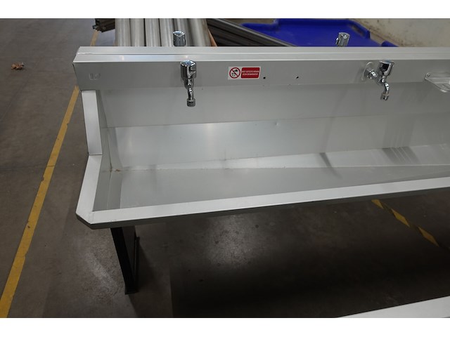 Dubbelzijdige inox spoelbak - afbeelding 3 van  5
