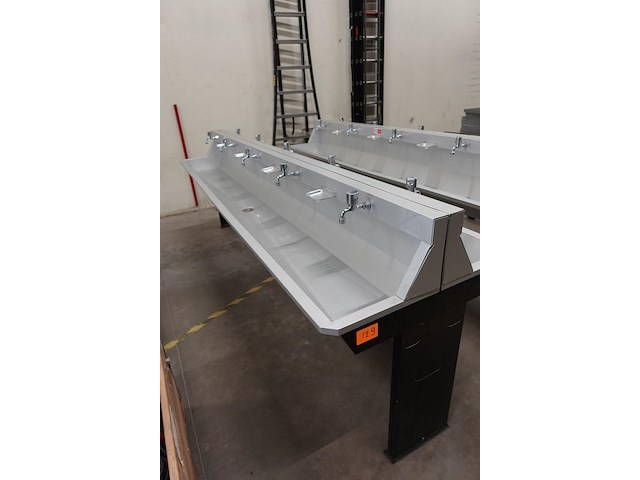 Dubbelzijdige inox spoelbak - afbeelding 5 van  5