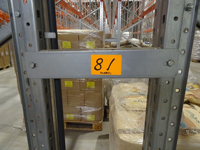 Dubbelzijdige metalen palletstelling cln racking - afbeelding 8 van  10