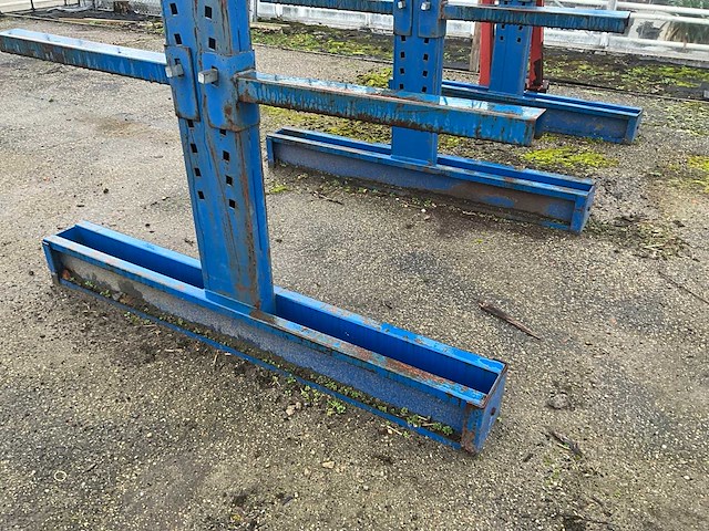 Dubbelzijdige profielrek/draagarmstelling - afbeelding 2 van  15