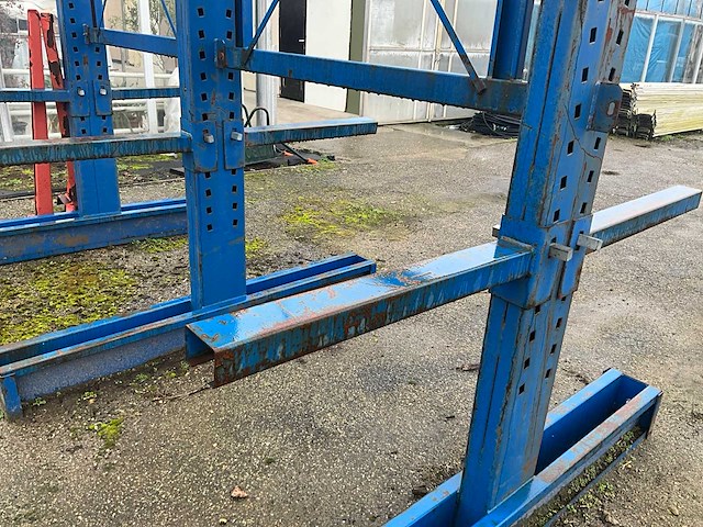 Dubbelzijdige profielrek/draagarmstelling - afbeelding 3 van  15