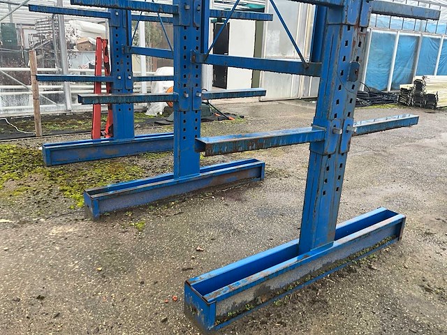 Dubbelzijdige profielrek/draagarmstelling - afbeelding 5 van  15