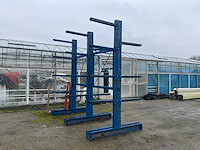 Dubbelzijdige profielrek/draagarmstelling - afbeelding 1 van  15