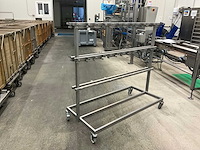 Dubbelzijdige rvs wasrek voor toebehoren bilwinco - afbeelding 1 van  8