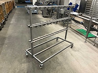 Dubbelzijdige rvs wasrek voor toebehoren bilwinco - afbeelding 2 van  8