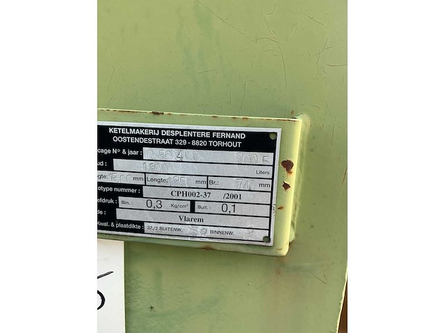 Dubbelzijdige stookolie tank met elektropomp - afbeelding 2 van  2