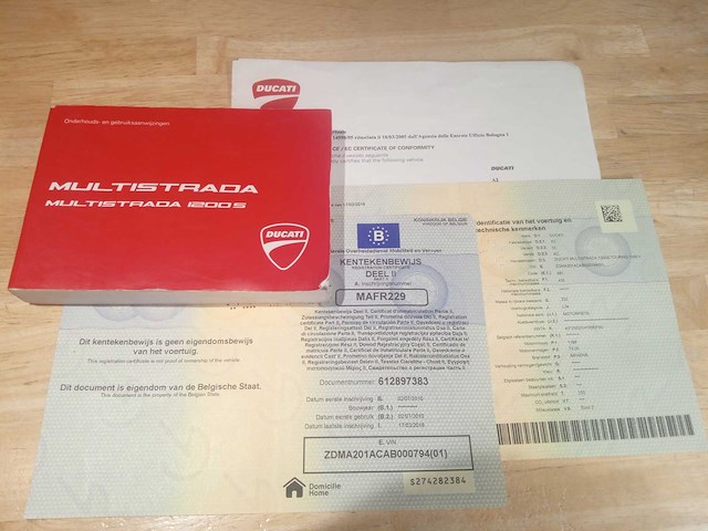 Ducati - multistrada 1200 s - motorfiets - afbeelding 4 van  12