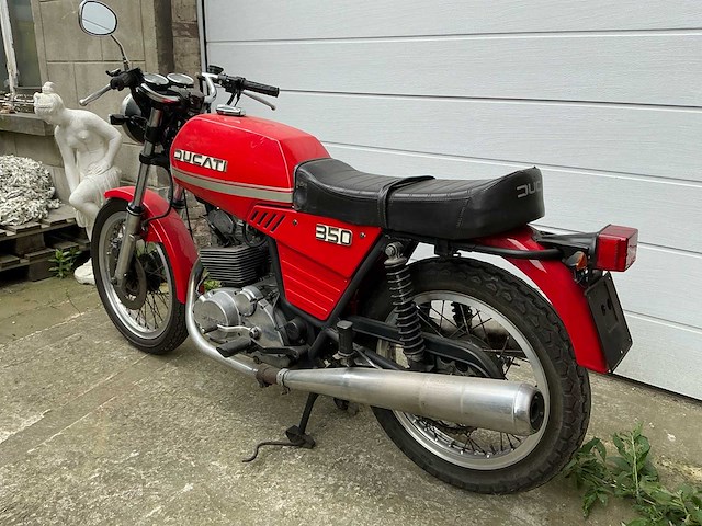 Ducati 350 motorfiets 1977 - afbeelding 21 van  27