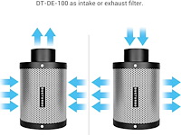 Ducturbo luchtkoolfilter 100mm x 300mm - afbeelding 3 van  3