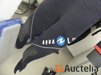 Duikuitrusting; dames wetsuit aqualoung comfort combi 7 mm + schorty 5.5 mm - afbeelding 5 van  11
