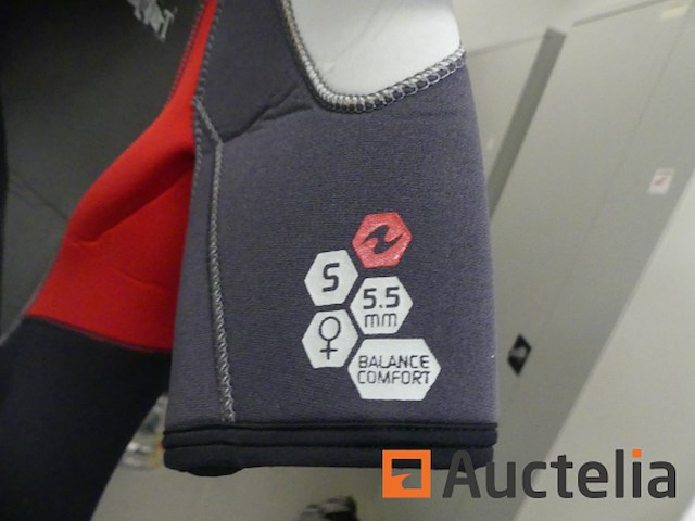 Duikuitrusting; dames wetsuit aqualoung comfort combi 7 mm + schorty 5.5 mm - afbeelding 6 van  11