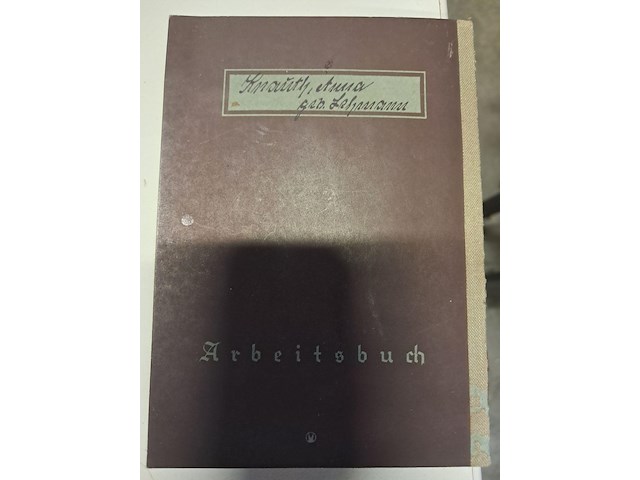Duits arbeidsboekje 1937 - afbeelding 5 van  5