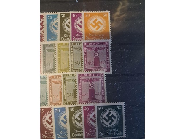 Duitse rijk 1934-1944 verzameling postzegels 3 de rijk - afbeelding 3 van  4