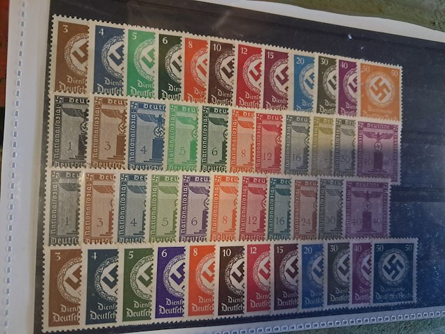 Duitse rijk 1934-1944 verzameling postzegels 3 de rijk - afbeelding 4 van  4