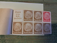 Duitse rijk 1940 kplt boekje postzegels hindenburg freimarken - afbeelding 4 van  7