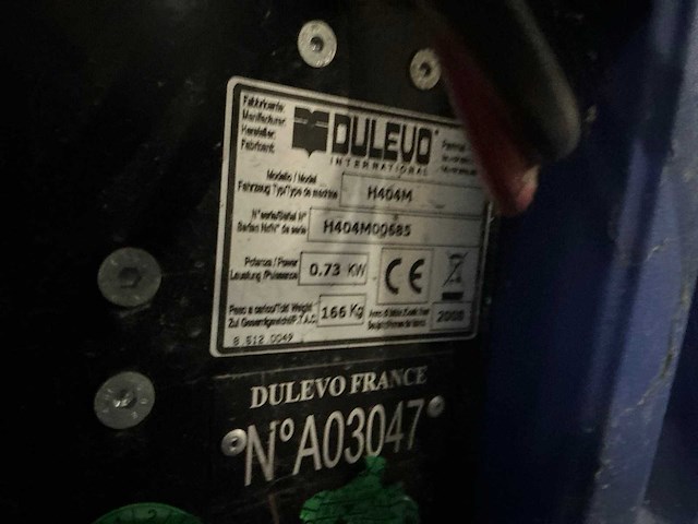 Dulevo h404m zelfrijdende veegmachine - afbeelding 4 van  5