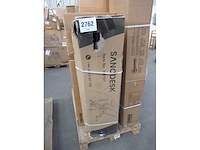 Dumbbell bank multi-hoek verstelbare gewichtsbank, 150kg gewicht, zwart - afbeelding 2 van  10