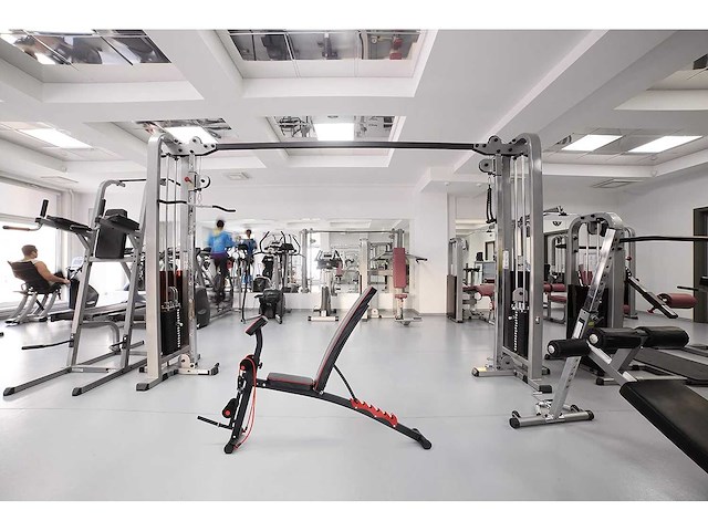 Dumbbell bank multi-hoek verstelbare gewichtsbank, 150kg gewicht, zwart - afbeelding 10 van  10