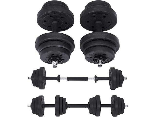 Dumbbell kit verstelbaar gewicht met stuur - afbeelding 1 van  7