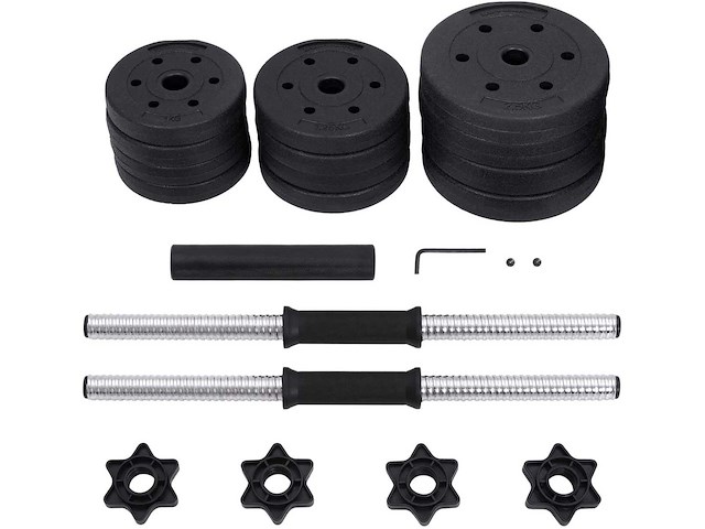 Dumbbell kit verstelbaar gewicht met stuur - afbeelding 4 van  7
