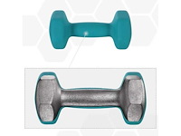 Dumbbell set - 2 x 1 kg - 2 x 2 kg - 2 x 3 kg - afbeelding 3 van  4