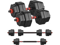 Dumbbell-set met verbindingsstang - afbeelding 1 van  5