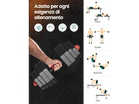 Dumbbell-set met verbindingsstang - afbeelding 2 van  5