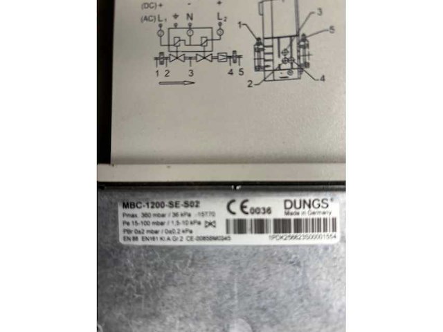 Dungs - dungs multibloc gasventiel plus extra afsluiter mbc-1200-se-s02 - afbeelding 3 van  3