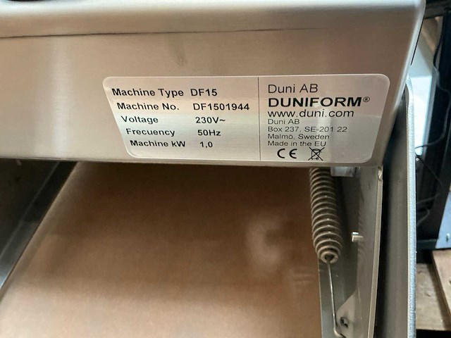 Duni duniform df15 traysealer - afbeelding 6 van  7