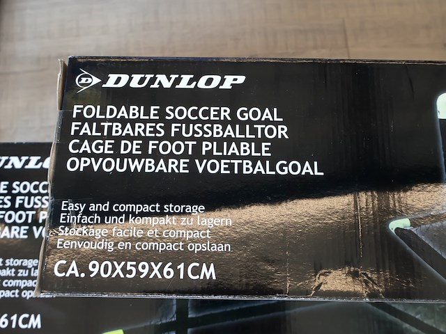 Dunlop vouwbare voetbalgoal (x5) - afbeelding 4 van  5