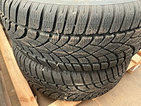 Dunlop winterbanden 245/45 r18 band, wiel en velg (4x) - afbeelding 3 van  3