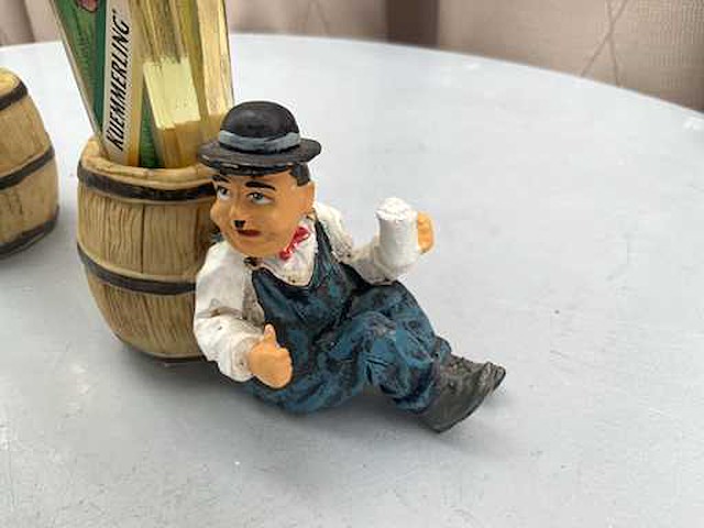 Duo set decoratieve figuren laurel & hardy - afbeelding 4 van  5