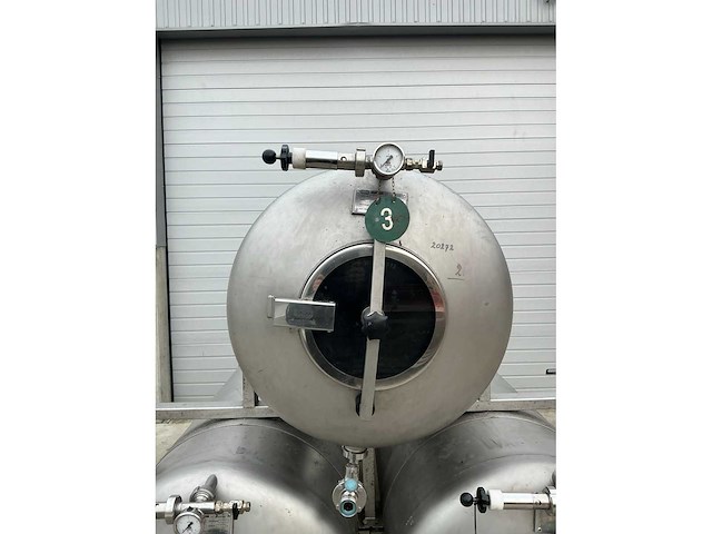 Duotank - tripple biertank opslagtank - afbeelding 9 van  12