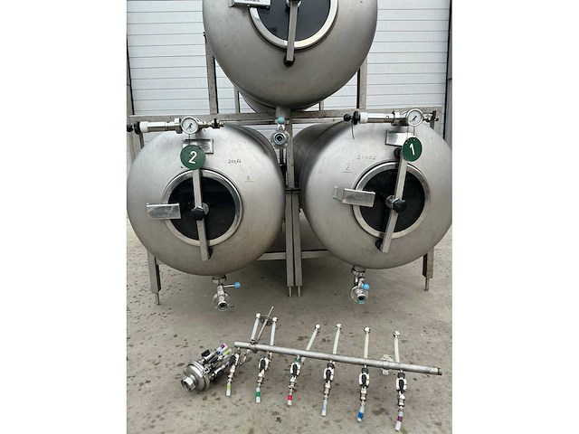 Duotank - tripple biertank opslagtank - afbeelding 12 van  12