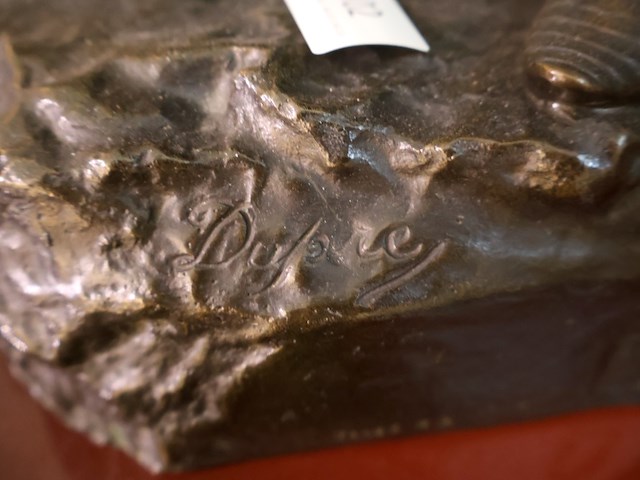 Duprey bronzen beeld - afbeelding 8 van  9