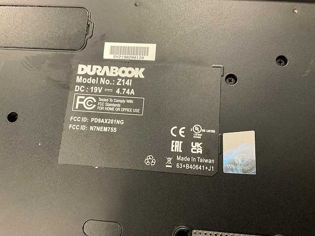 Durabook z14i laptop - afbeelding 8 van  9
