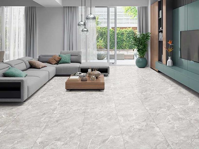 Duraker las palmas grijs mat vloertegel 100x100 cm 132 m² - afbeelding 1 van  3
