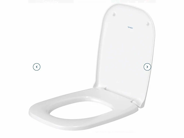 Duravit d-code toilet zitting met softclose (2x) - afbeelding 3 van  3