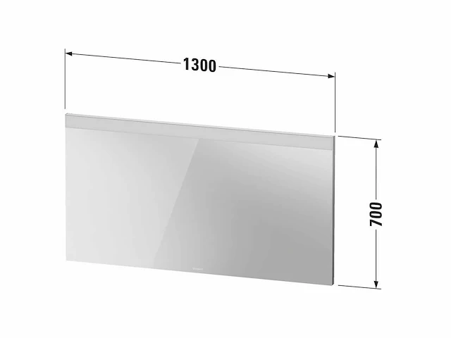 Duravit good 130x70 spiegel met led - afbeelding 2 van  2