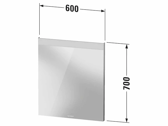 Duravit good 60x70 spiegel met led - afbeelding 2 van  2
