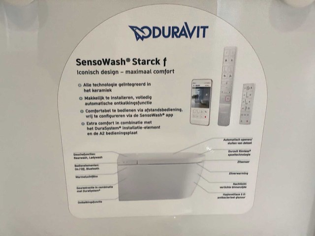 Duravit sensowash starck f hangtoilet - afbeelding 5 van  10