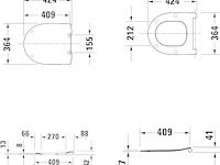 Duravit wc-bril univavo - afbeelding 2 van  2