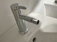 Duravit white tulip hangbidet met axor mengkraan - afbeelding 5 van  5