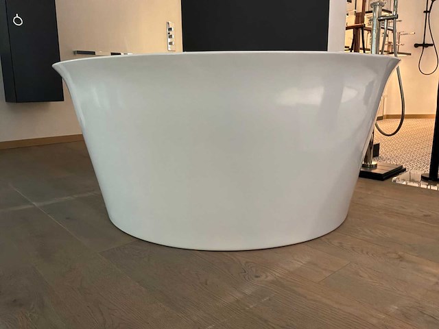 Duravit white tulip vrijstaand design bad - afbeelding 4 van  6