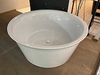 Duravit white tulip vrijstaand design bad - afbeelding 1 van  6